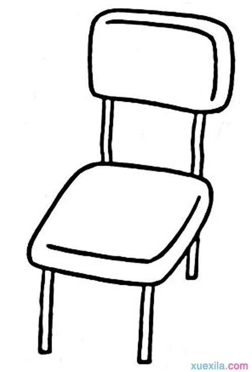 四岁宝宝简笔画1:椅子