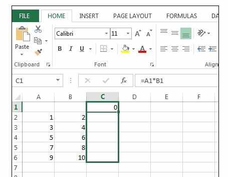Excel中表格自动求积公式的运用方法