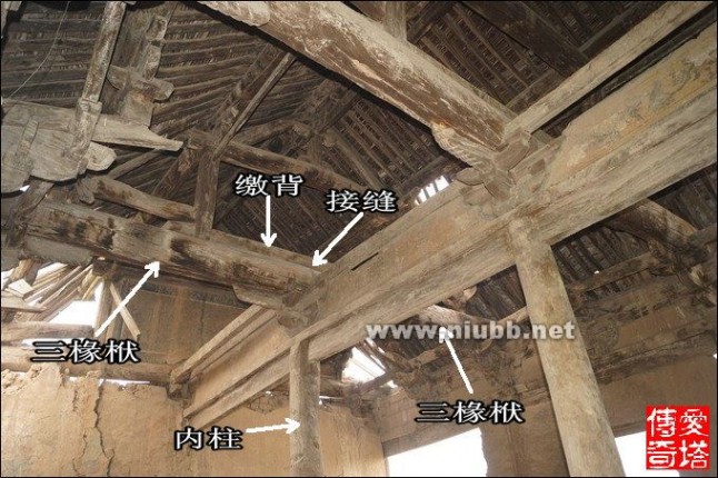 古建筑木结构四椽栿木结构古建筑扫盲